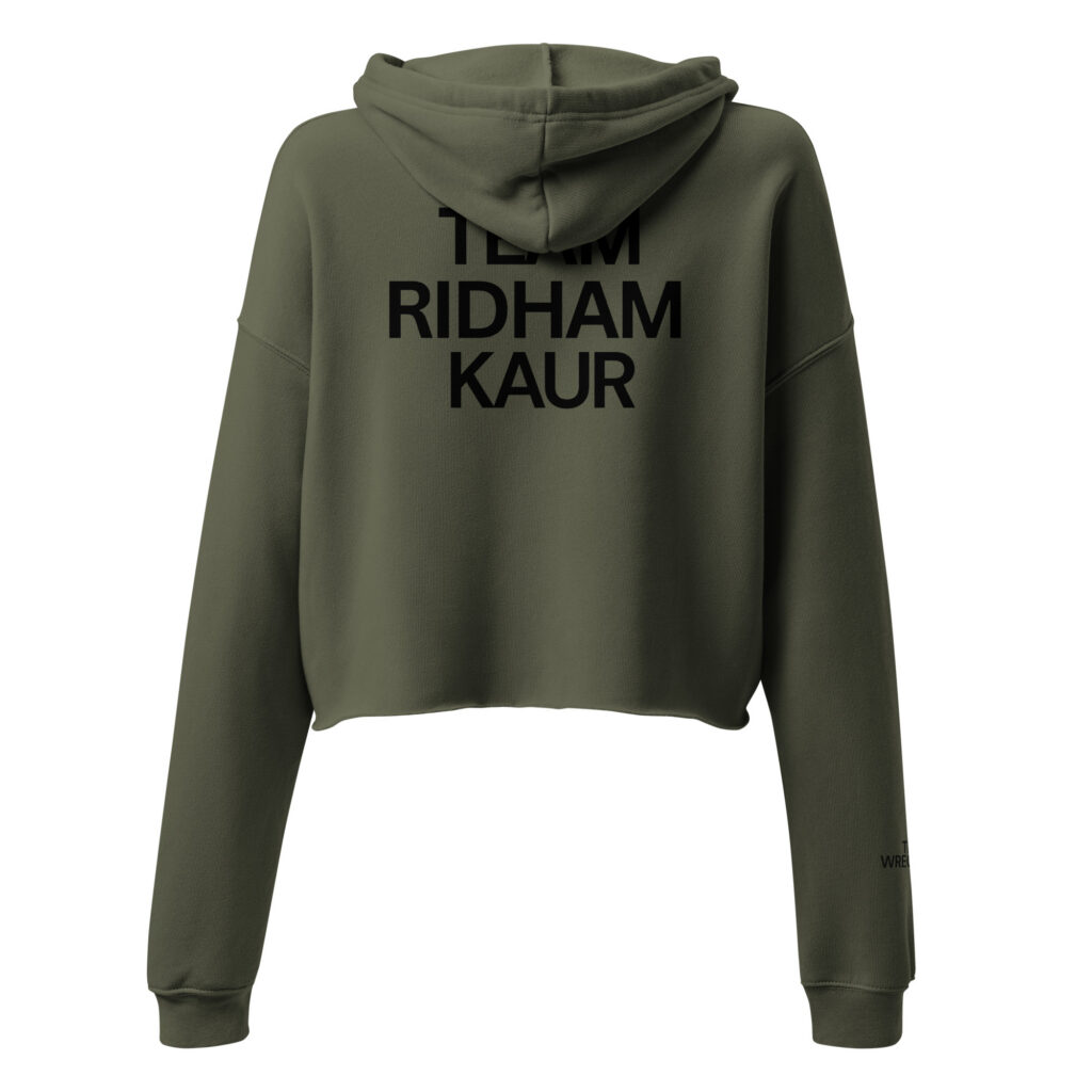 Team Ridham Kaur Fight Crop Hood